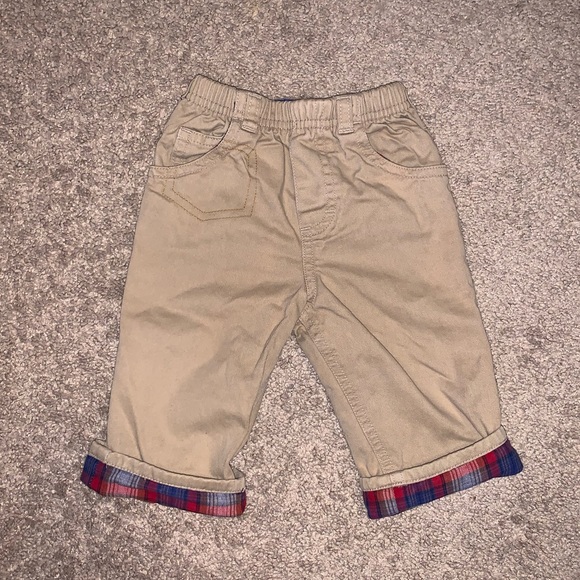 OshKosh B'gosh Other - Baby Boy Khaki/Plaid Pants 6/9m
